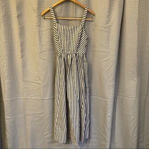 Good Luck Gem Navy Striped Sundress